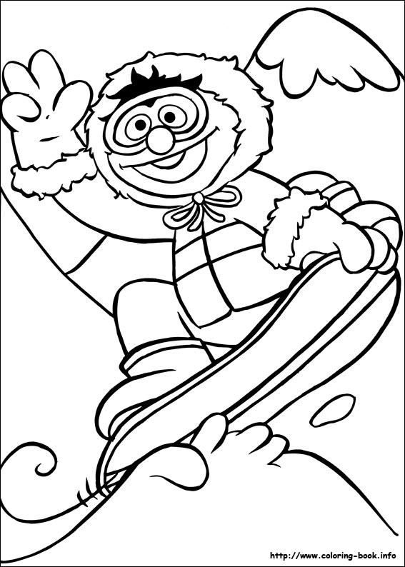 Sesame Street coloring picture